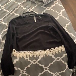 Long sleeve blouse